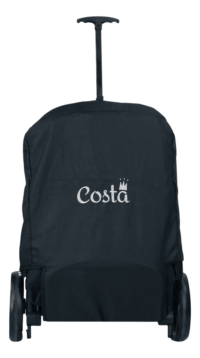 Коляска детская прогулочная Farfello COSTA Linda Gold (black/ черный L-2)