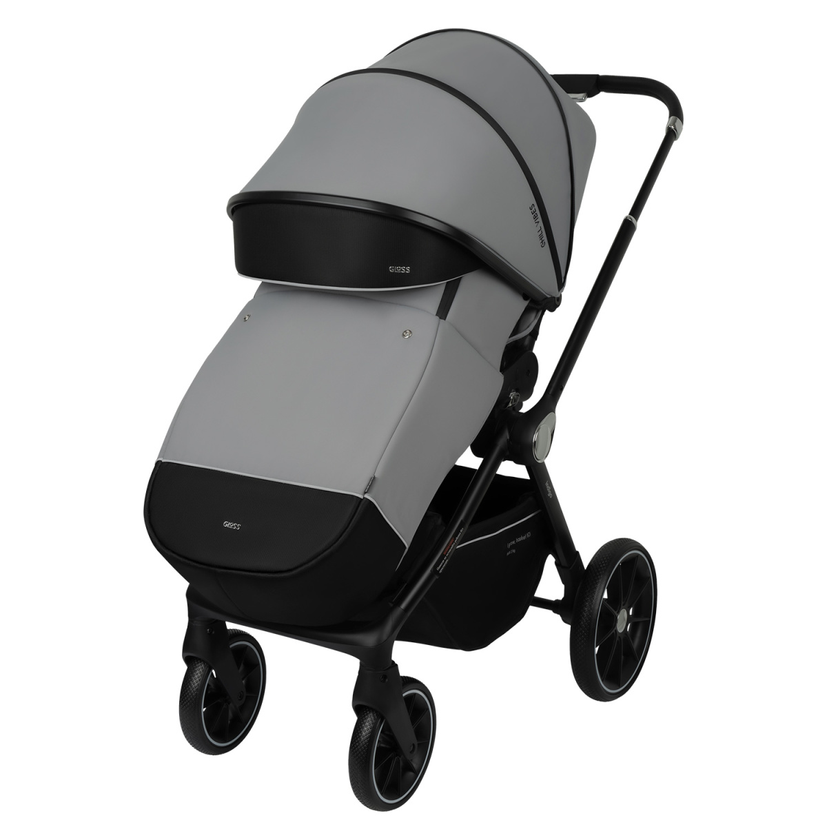 Коляска прогулочная Indigo GLOSS светло-серый