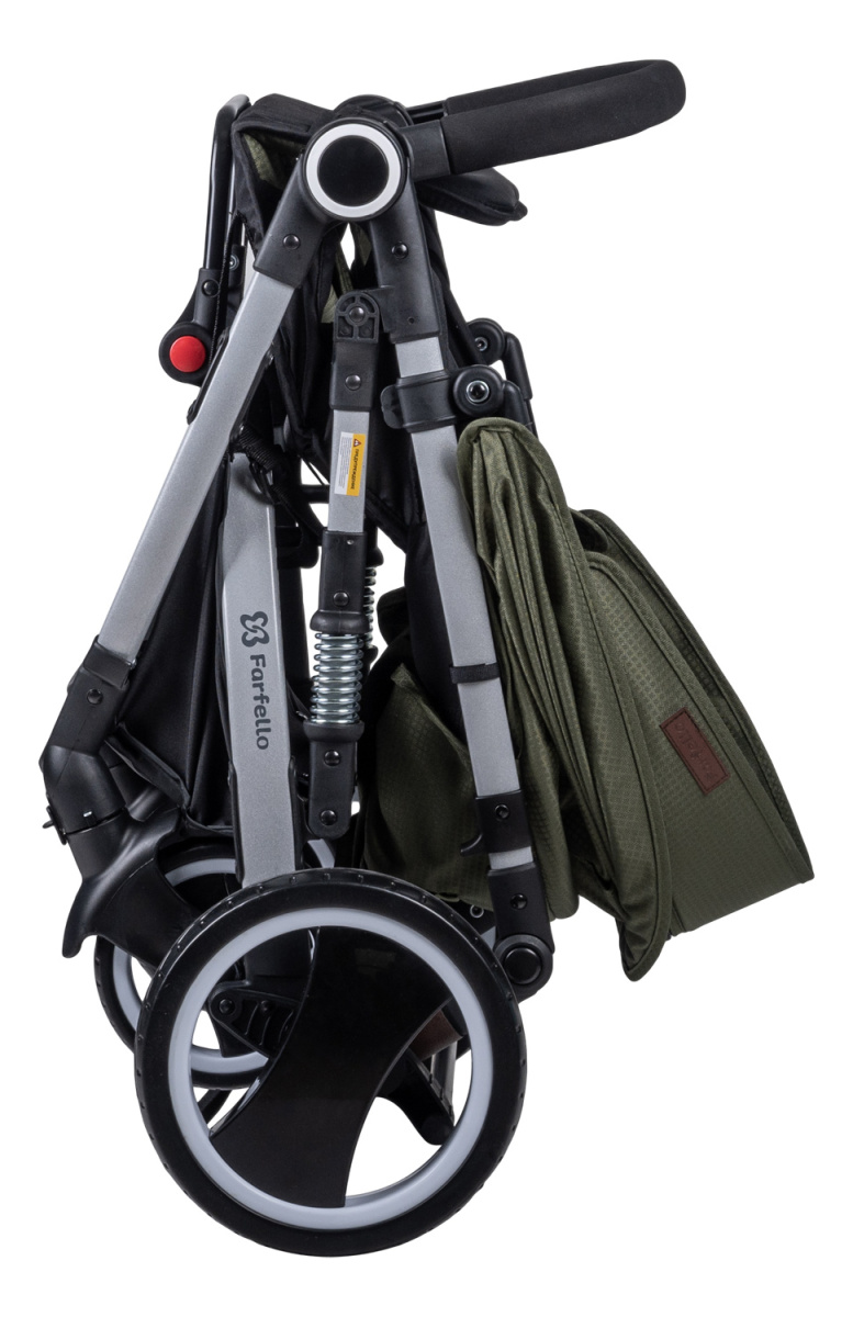 Коляска детская прогулочная Farfello Bino Angel Plus (Khaki/ хаки)