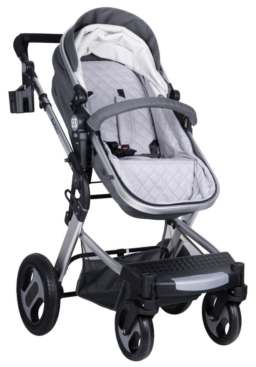 Коляска трансформер Farfello Diamond All-season (Электрический Серый)