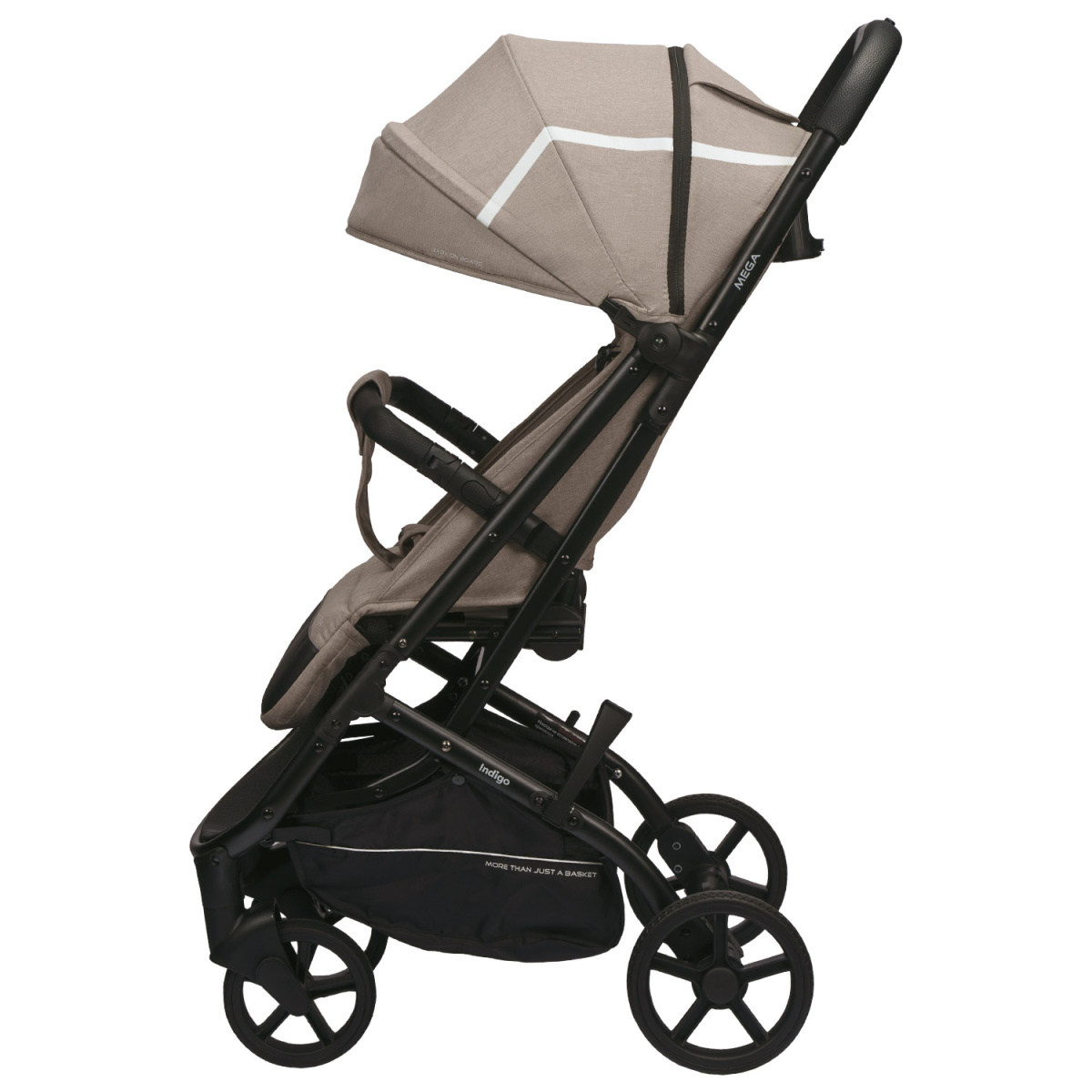 Коляска прогулочная Indigo MEGA бежевый