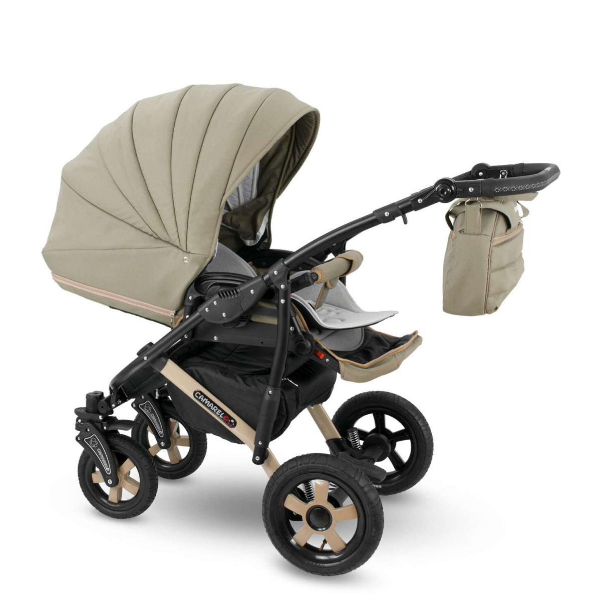 Коляска Camarelo Sevilla WXSE 3 в 1 светло-бежевый