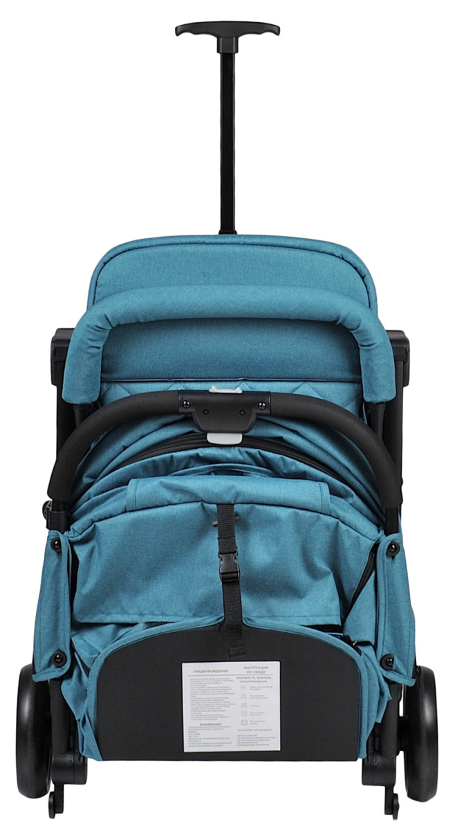 Коляска детская прогулочная Farfello Comfy Go (Aqua/темно-бирюзовый (чёрная)CG-19)