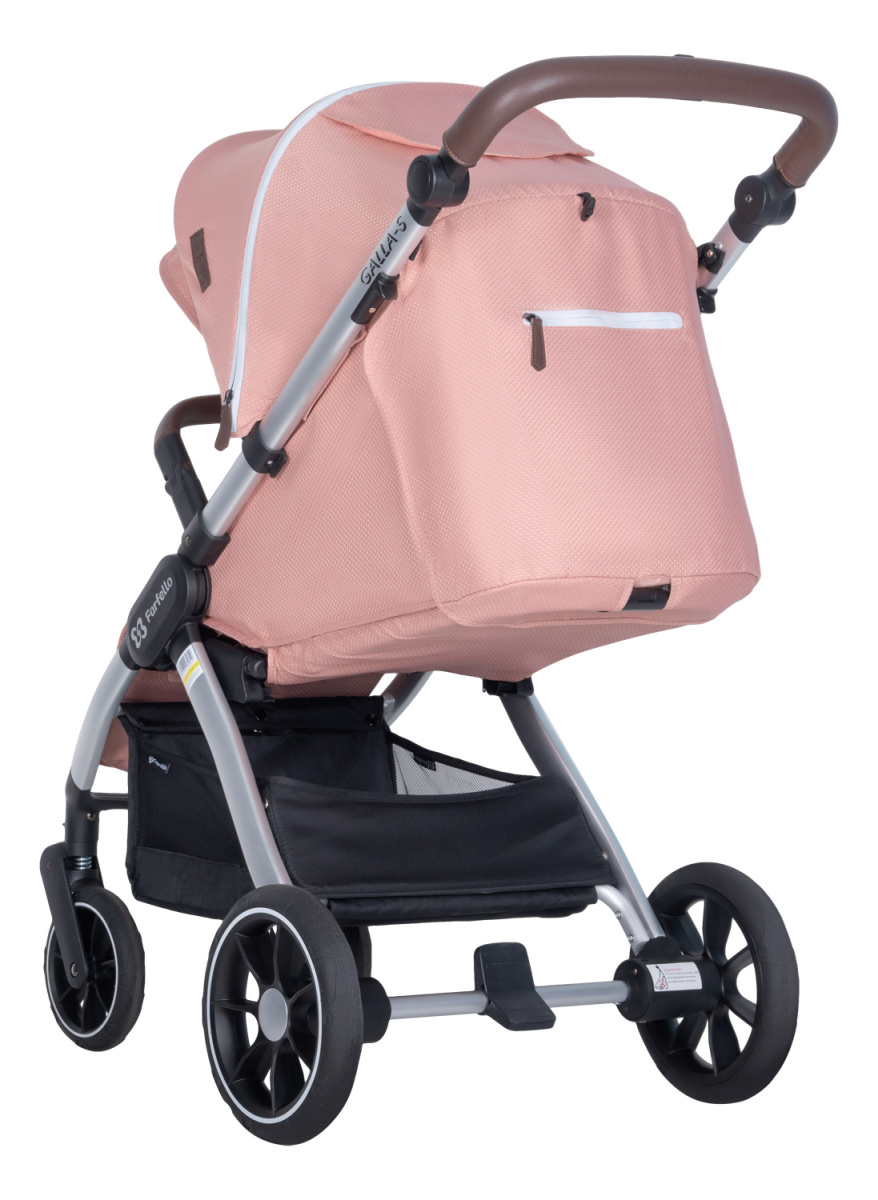 Коляска детская прогулочная Farfello Galla-S (Coral almond/Коралловый)