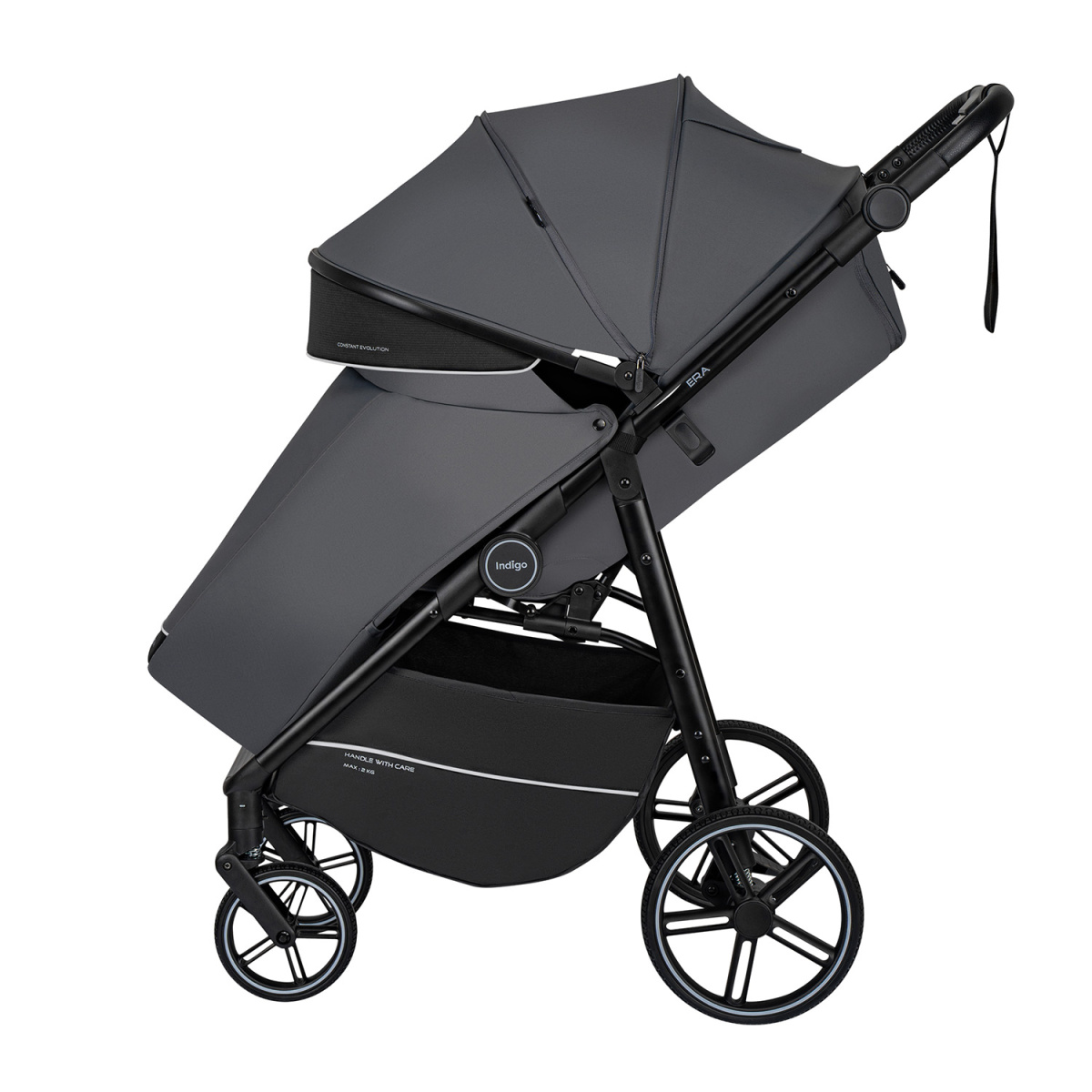 Коляска прогулочная Indigo ERA темно-серый
